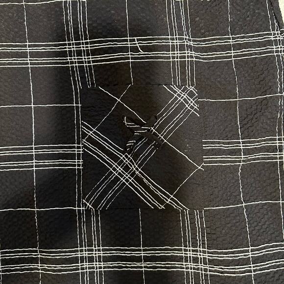 Habitat top sz XXL Crepe black relaxed fit lots of details - Picture 3 of 9